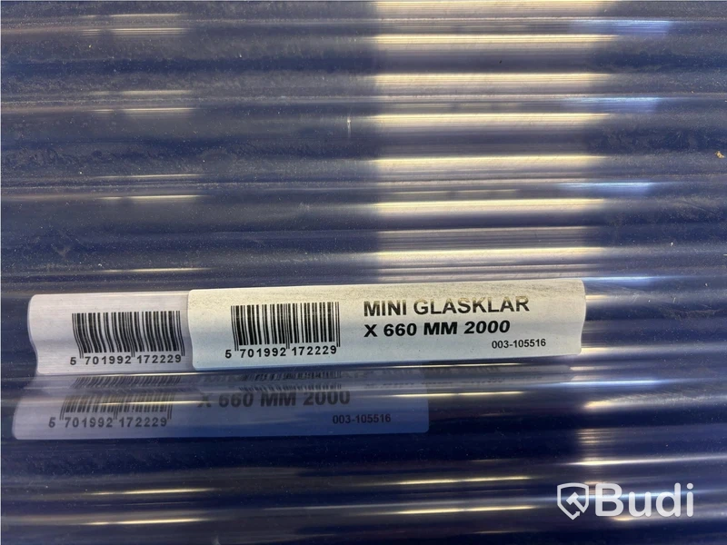 VÄXTHUSSKIVA RIAS PVC KLAR 2000X660MM