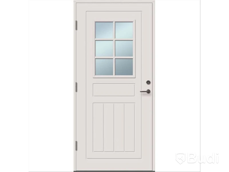YTTERDÖRR SOLID ELEMENTS LUND 10X21 VIT VÄNSTER