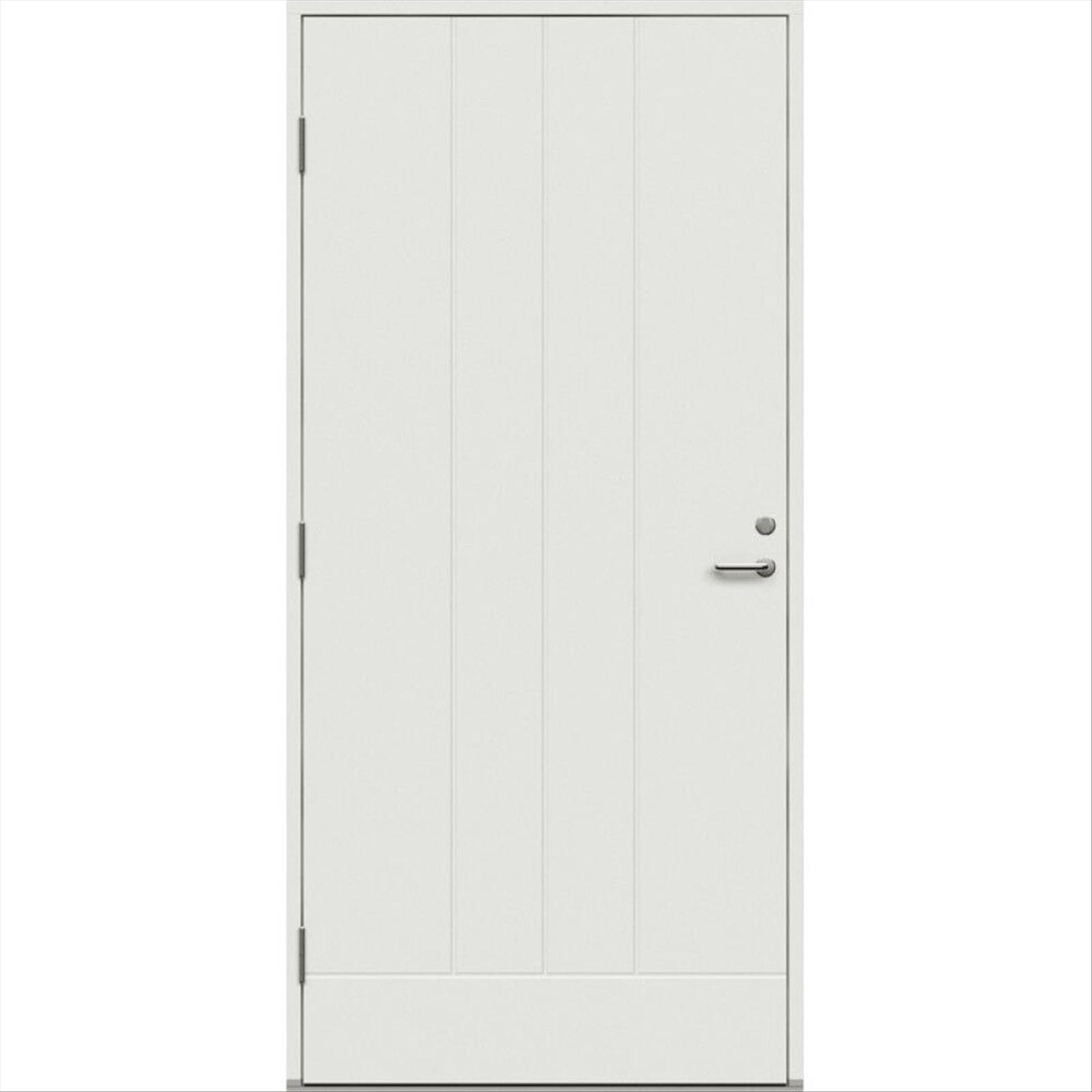 BRAND- & LJUDDÖRR SOLID ELEMENTS YSTAD 10X21 - VÄNSTER VIT