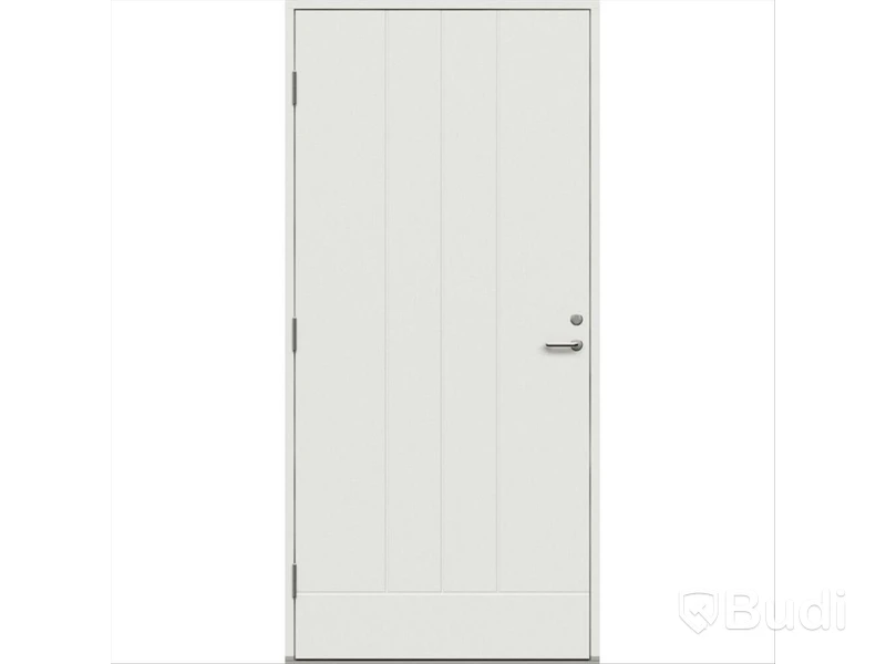 BRAND- & LJUDDÖRR SOLID ELEMENTS YSTAD 10X21 - VÄNSTER VIT