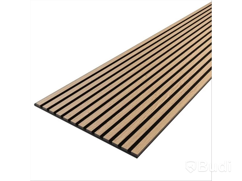 8 ST. AKUSTIKPANEL BATH DELUXE VASABERG 2400X520X18MM LJUS EK