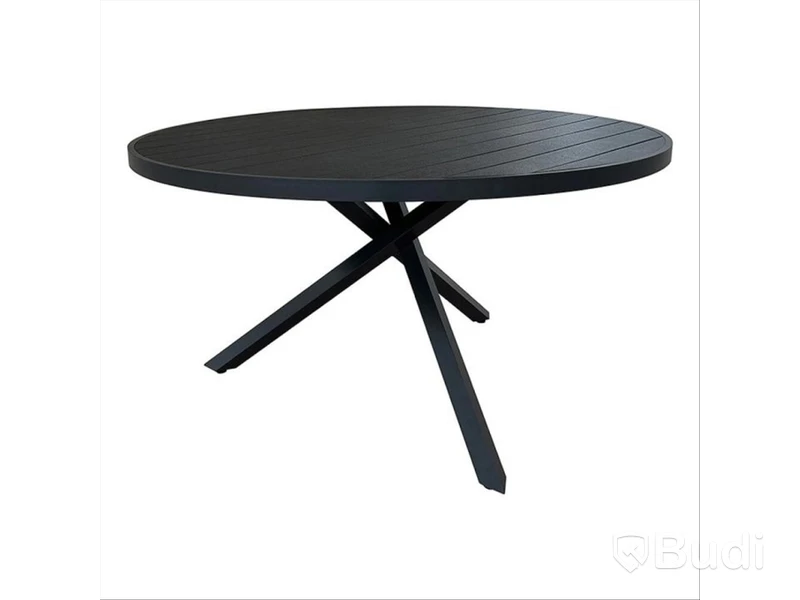 MATBORD SUNFUN SKILLINGE Ø140 CM SVART
