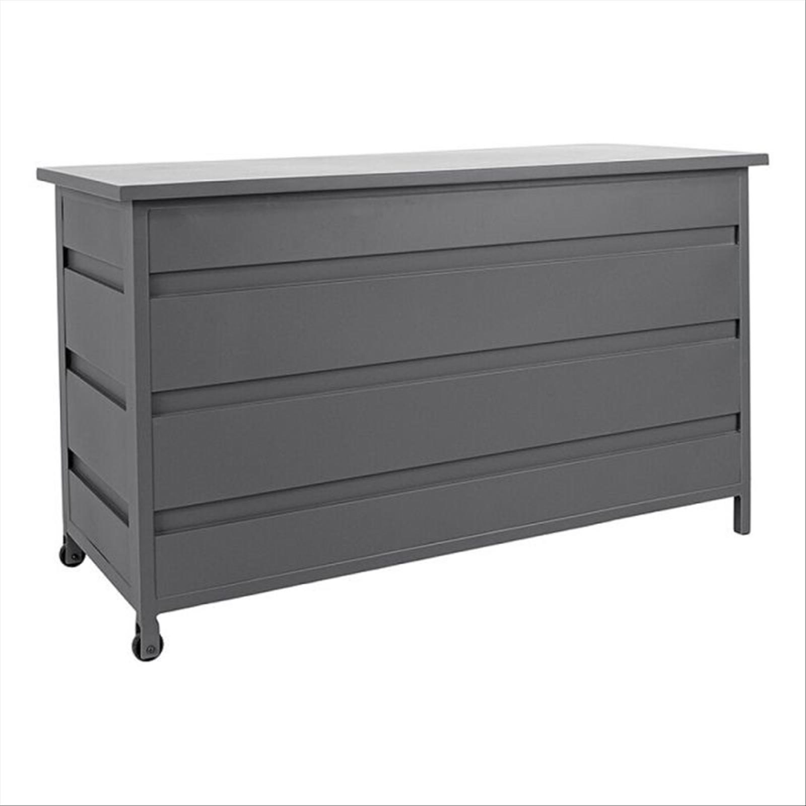 DYNBOX HOUSE NORDIC MARTHA GRÅ 650 L