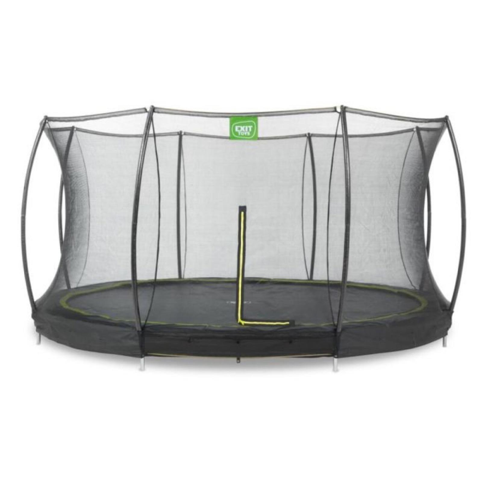 STUDSMATTA EXIT TOYS SILHOUETTE INGROUND SKYDDSNÄT Ø427CM SVART