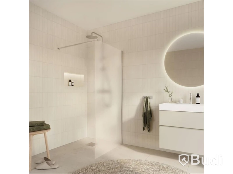 DUSCHVÄGG ARROW WALL FROSTAT GLAS 80 CM