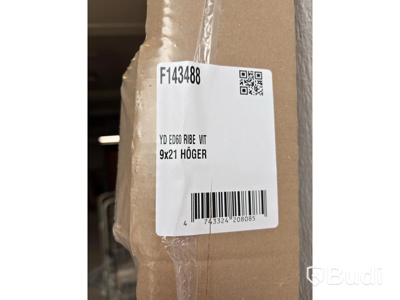 YTTERDÖRR SOLID ELEMENTS RIBE 9X21 HÖGER VIT