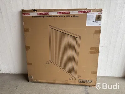 AKUSTIKPANEL PROBAU FRISTÅENDE 130X130X4 CM VALNÖT