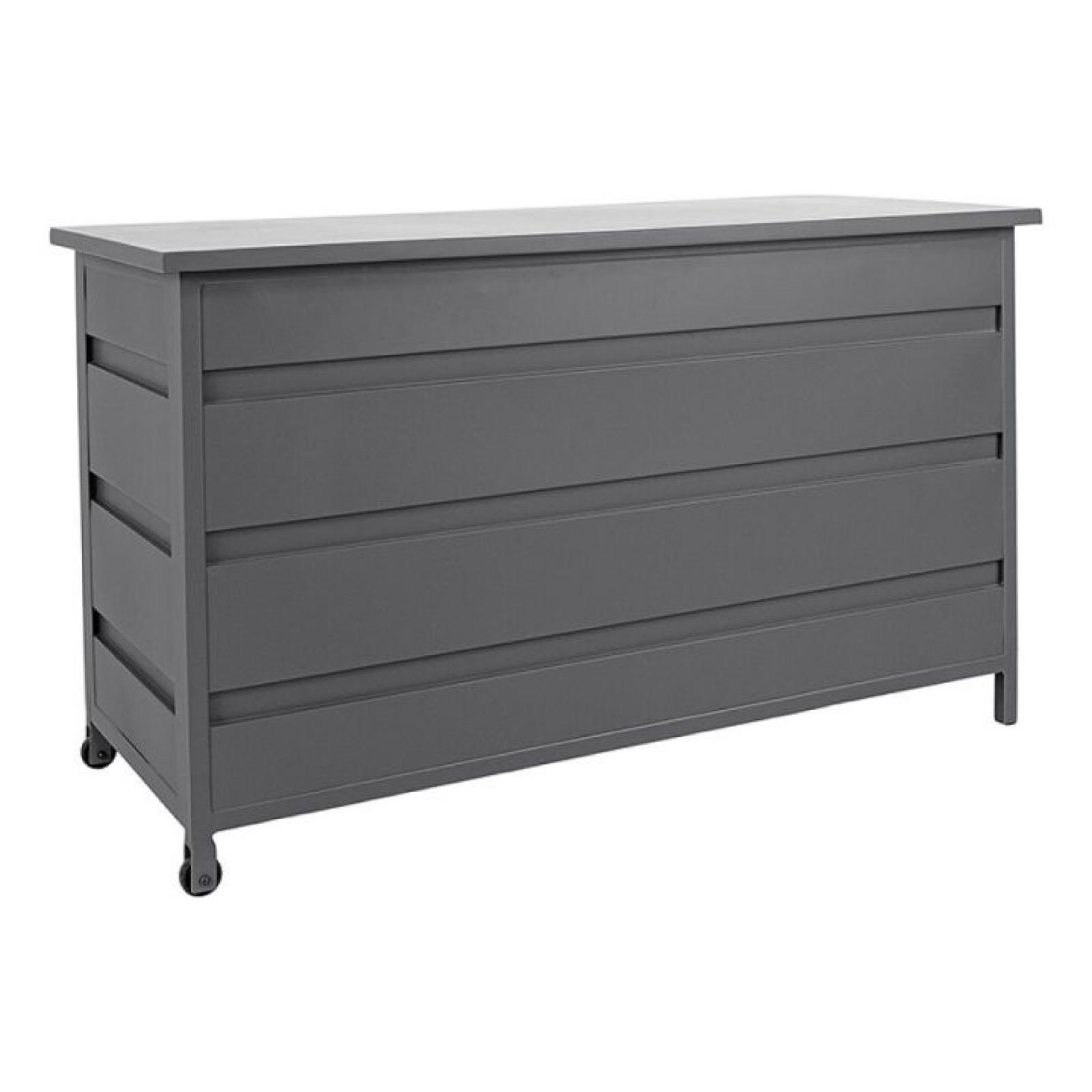 DYNBOX HOUSE NORDIC MARTHA GRÅ 650 L