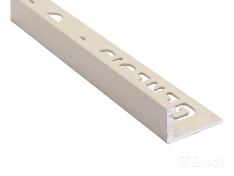 13 st. KAKELLIST TEBO L-PROFIL ALUMINIUM SANDSTEN 12MM 2,5M