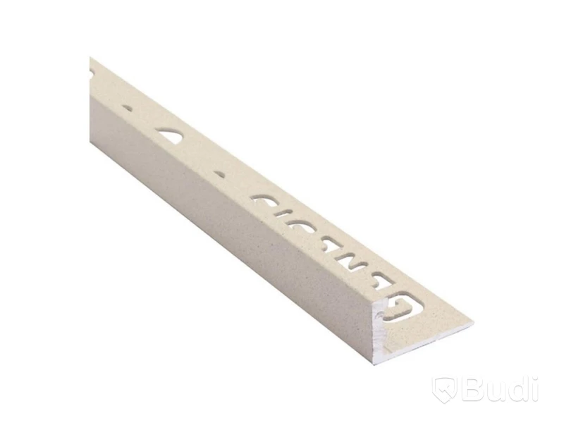 13 st. KAKELLIST TEBO L-PROFIL ALUMINIUM SANDSTEN 12MM 2,5M