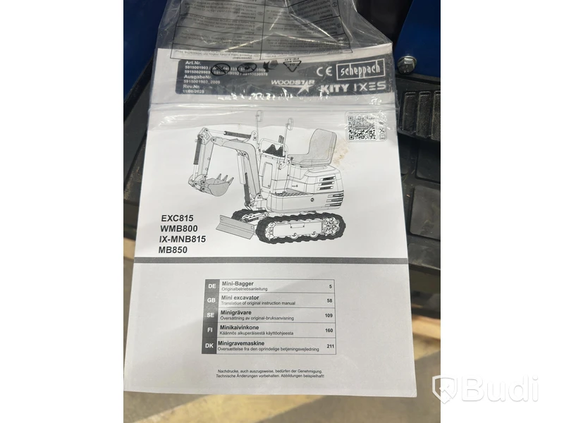 Scheppach Mini EXC815 Excavator - Repair Project