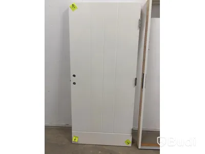 (NEW) EXTERIOR DOOR SOLID ELEMENTS YSTAD 10x21 RIGHT-HUNG WHITE