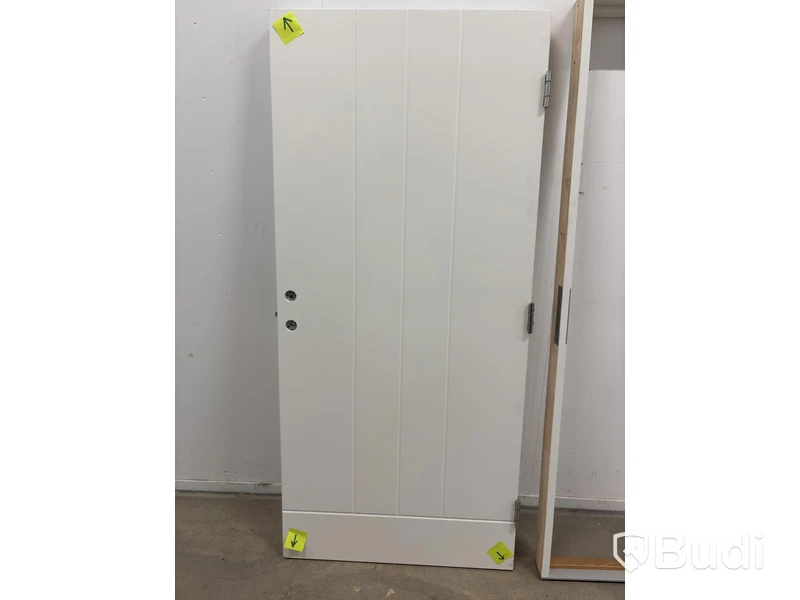 (NEW) EXTERIOR DOOR SOLID ELEMENTS YSTAD 10x21 RIGHT-HUNG WHITE