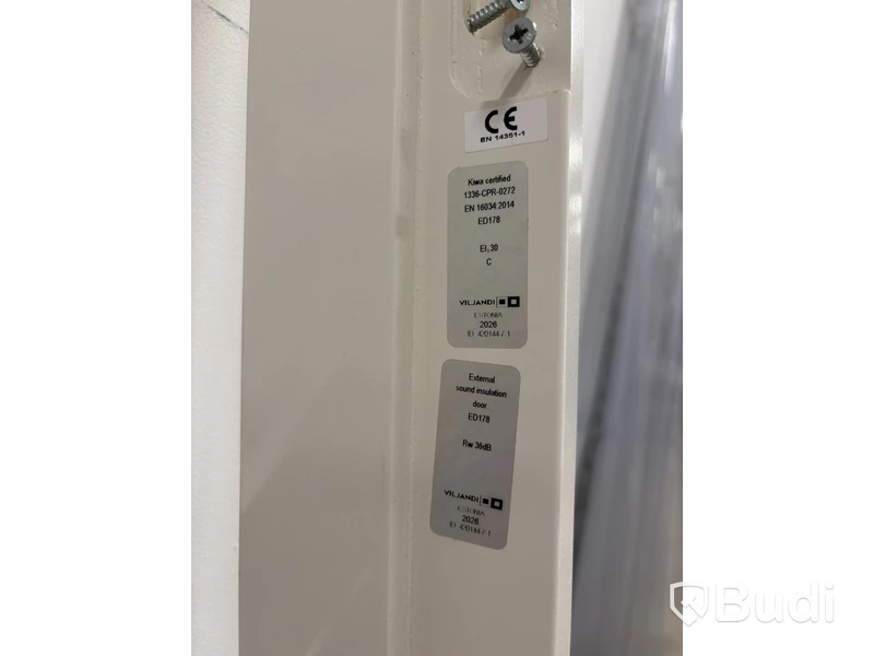(NEW) EXTERIOR DOOR SOLID ELEMENTS YSTAD 10x21 RIGHT-HUNG WHITE