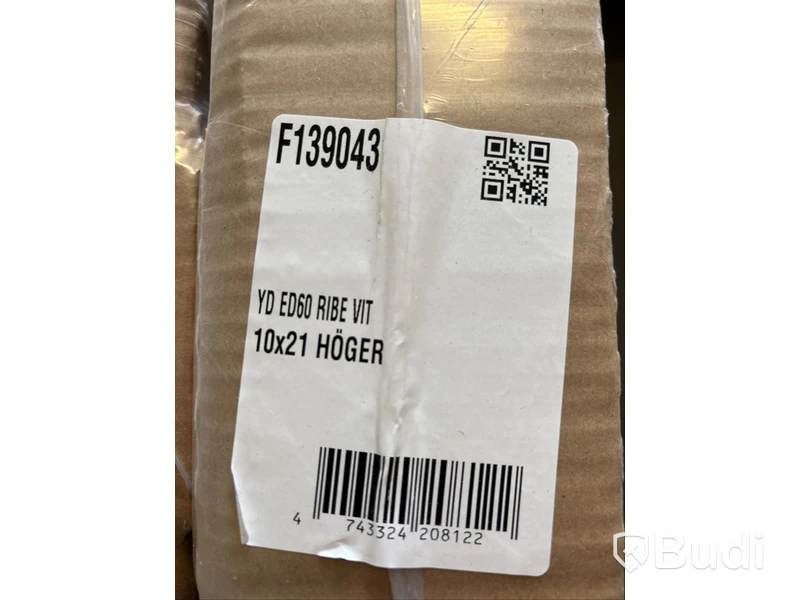 YTTERDÖRR SOLID ELEMENTS RIBE 10X21 HÖGER VIT