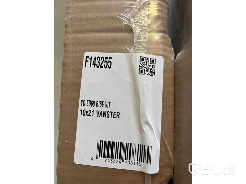 YTTERDÖRR SOLID ELEMENTS RIBE 10X21 VÄNSTER VIT