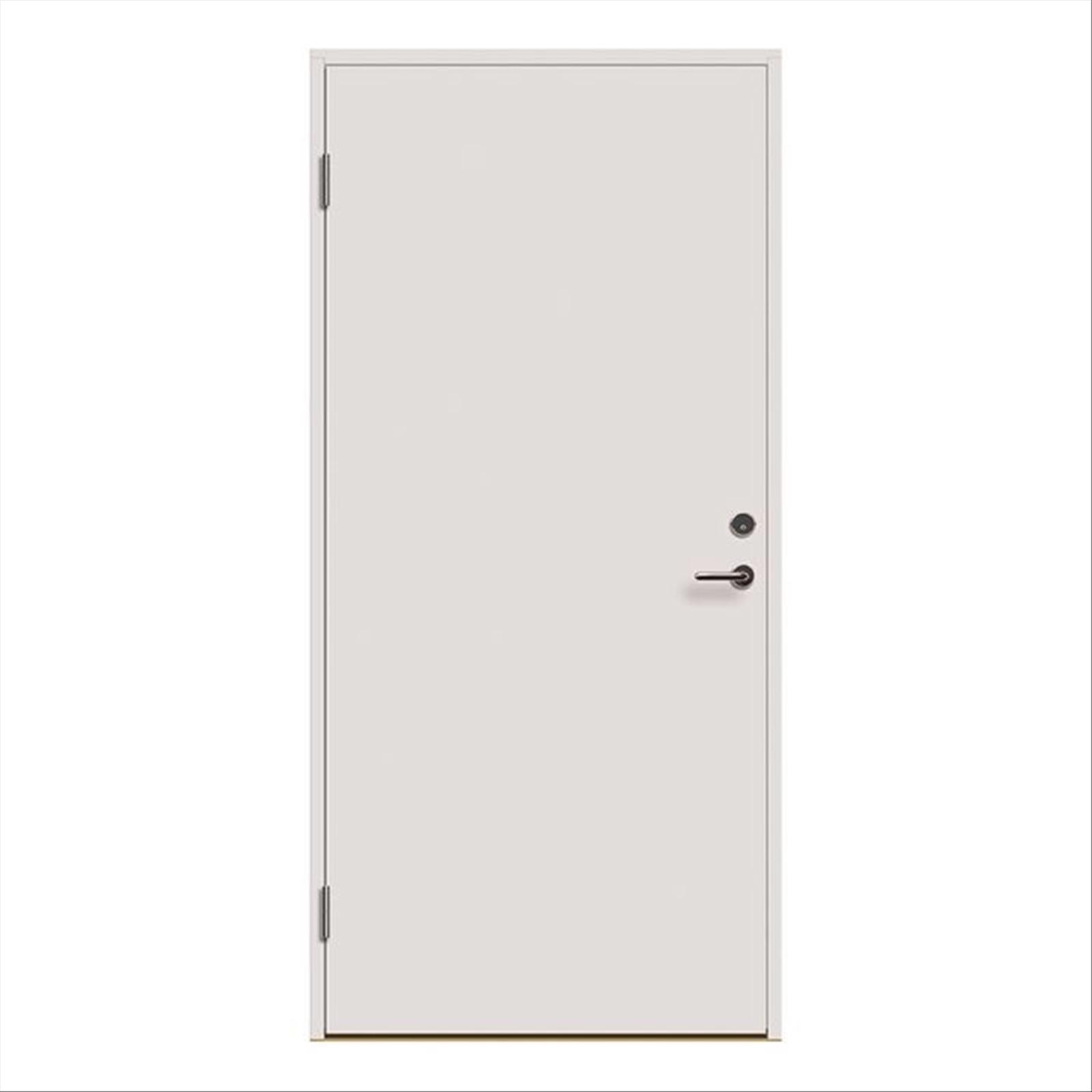 (NEW) EXTERIOR DOOR SOLID ELEMENTS RIBE 10X21 LEFT-HUNG WHITE