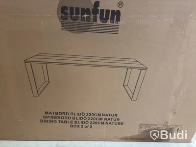 (NEW) DINING TABLE SUNFUN BLIDÖ 220X100CM NATURAL