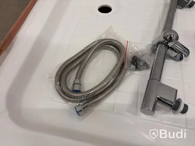Skagen shower tray 90x72, incl. shower hose