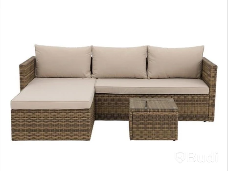 LOUNGESET SUNFUN LARVIK KONSTROTTING NATUR
