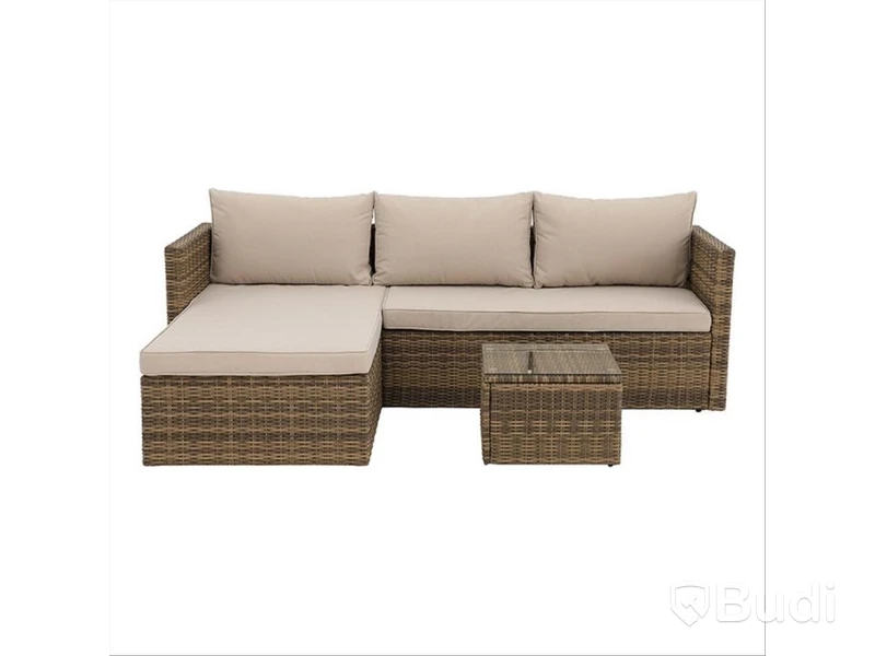 LOUNGESET SUNFUN LARVIK KONSTROTTING NATUR