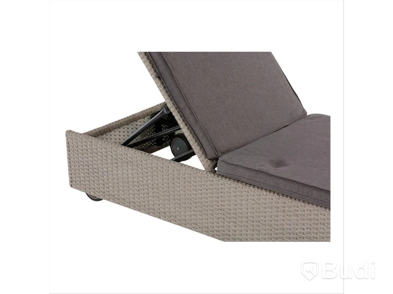 (NEW) SUNFUN VASSE SUN LOUNGER LIGHT GREY