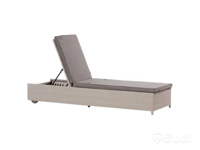 (NEW) SUNFUN VASSE SUN LOUNGER LIGHT GREY