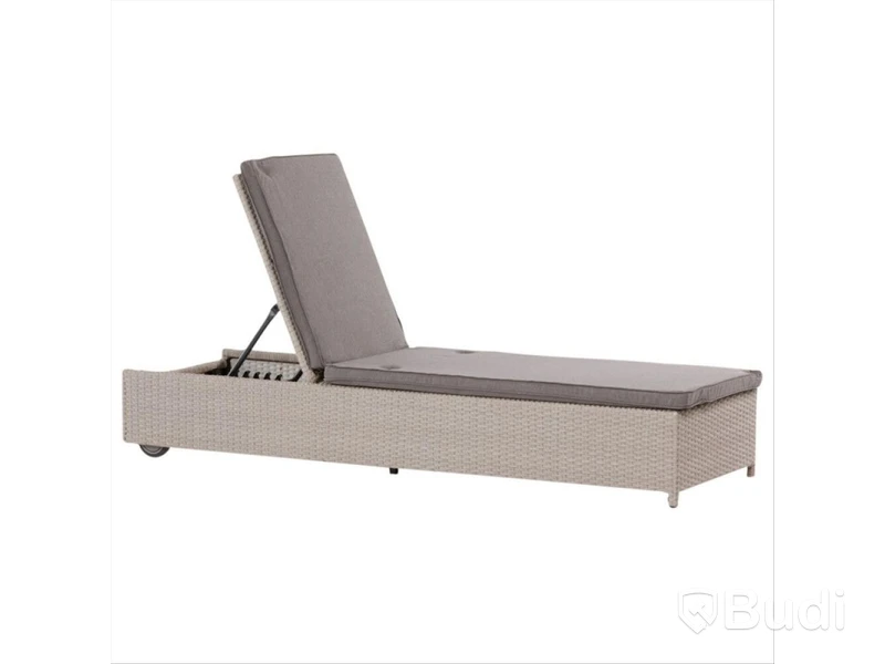 (NEW) SUNFUN VASSE SUN LOUNGER LIGHT GREY