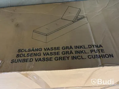 (NEW) SUNFUN VASSE SUN LOUNGER LIGHT GREY