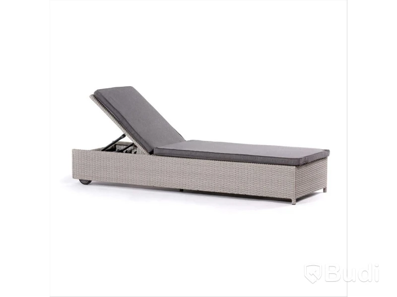 (NEW) SUNFUN VASSE SUN LOUNGER LIGHT GREY
