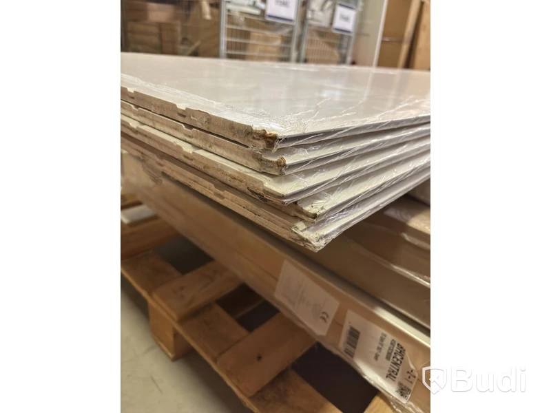 (NEW) 10 pcs. MOELVEN REGINA CLASSIC WHITE PANELS 6X620X2435MM (14.5 M2)