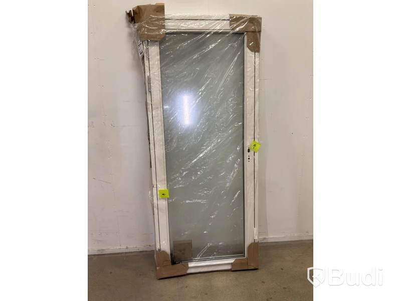 (NEW) SOLID ELEMENTS PATIO DOOR, FULLY GLAZED, TRIPLE-GLAZED, VHED 9X21, LEFT-HUNG