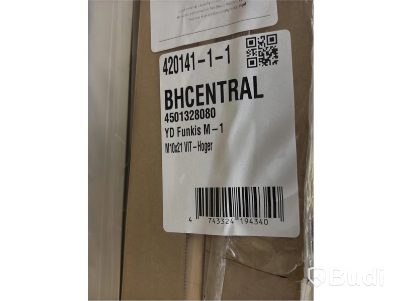 (NEW) SOLID ELEMENTS FUNKIS M1 EXTERIOR DOOR 10X21 RIGHT-HAND WHITE
