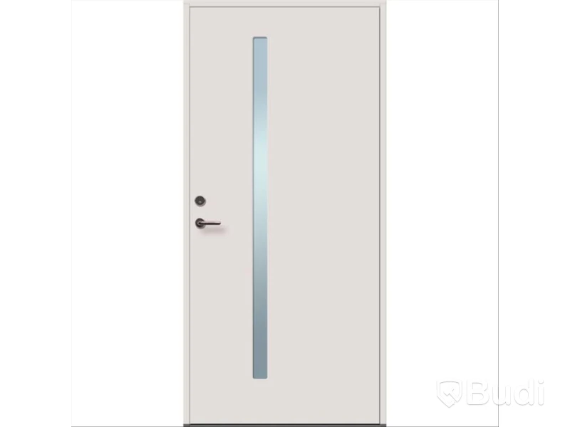 (NEW) SOLID ELEMENTS FUNKIS M1 EXTERIOR DOOR 10X21 RIGHT-HAND WHITE