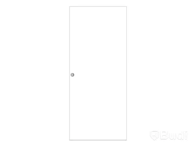 (NEW) SLIDING DOOR PEA830 2040X830MM WHITE INCL. TRACK