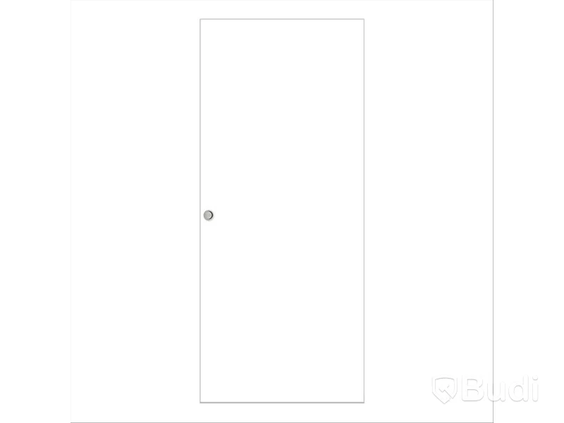 (NEW) SLIDING DOOR PEA830 2040X830MM WHITE INCL. TRACK