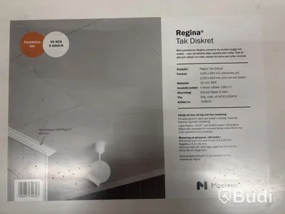 Parti med takpanel Moelven Diskret Regina, 48 st. paneler