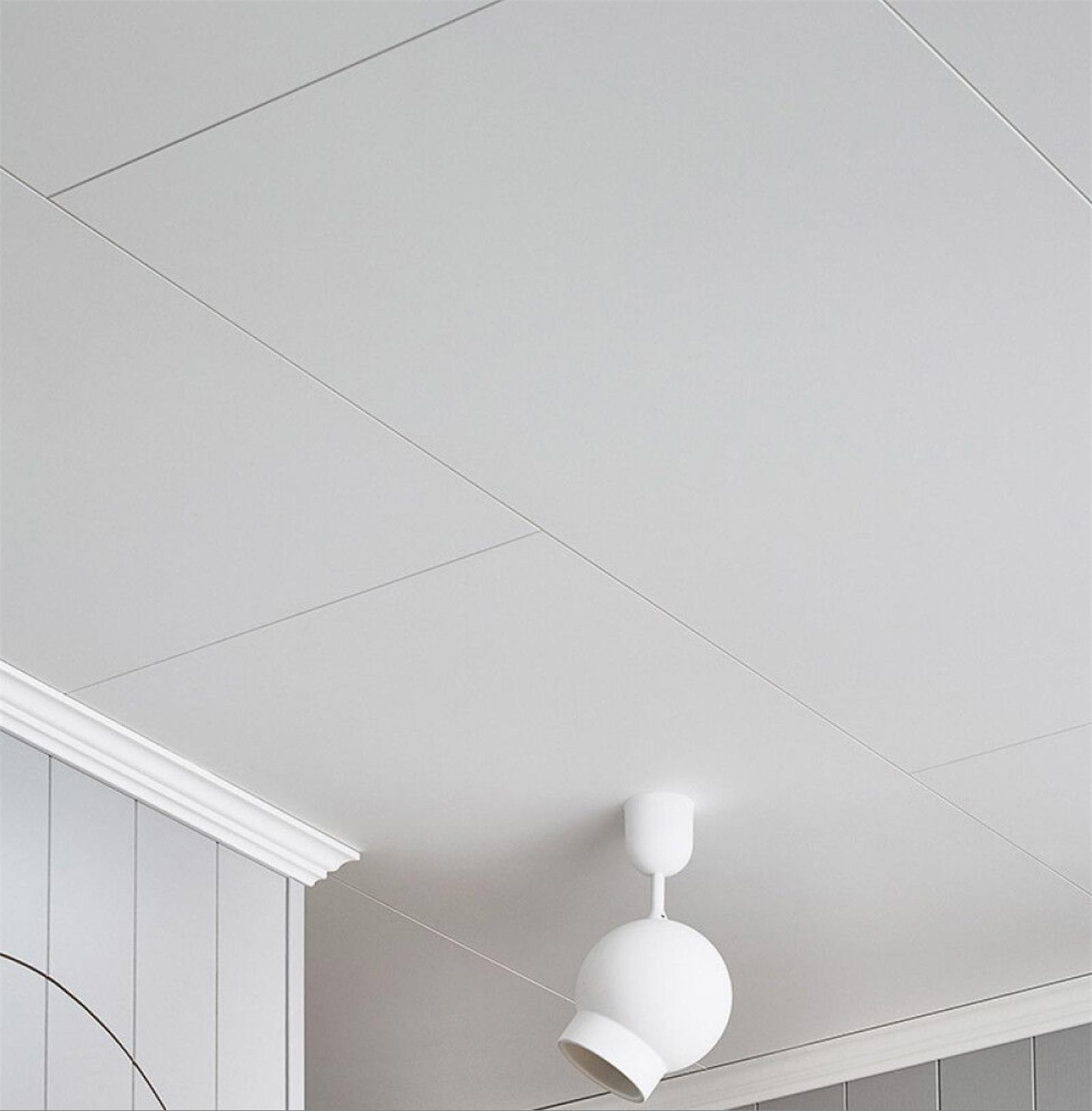 (NEW) Lot of Moelven Diskret Regina ceiling panels, 48 panels