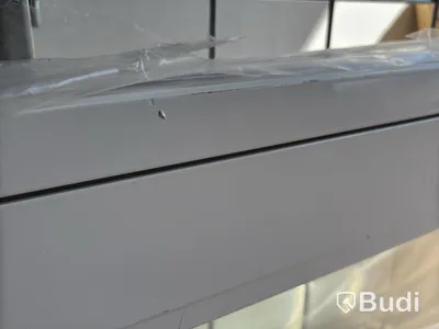 (NEW) SOLID ELEMENTS ALUMINIUM PATIO DOOR FULLY GLAZED 3-PANE VHDSAL 9X21 LEFT-HINGED