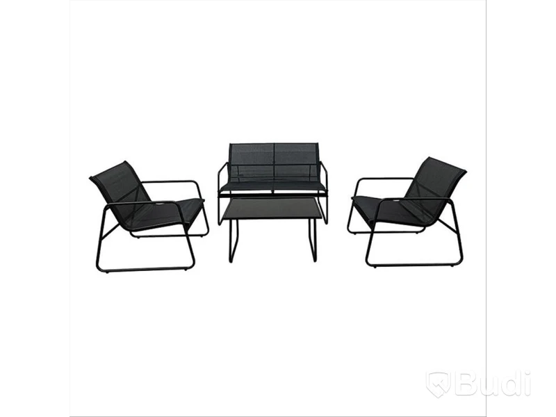 (NEW) SUNFUN MORA LOUNGE SET, BLACK