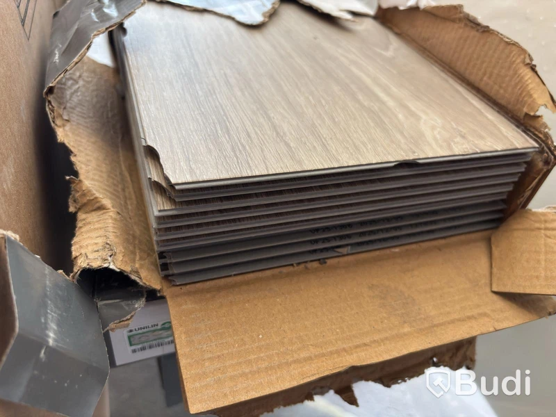 (NEW) VINYL FLOORING ANELYST BASIC OAK GREY 7.96M²
