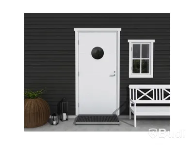 (NEW) EXTERIOR DOOR SOLID ELEMENTS SÄLEN 10X21 LEFT-HAND WHITE