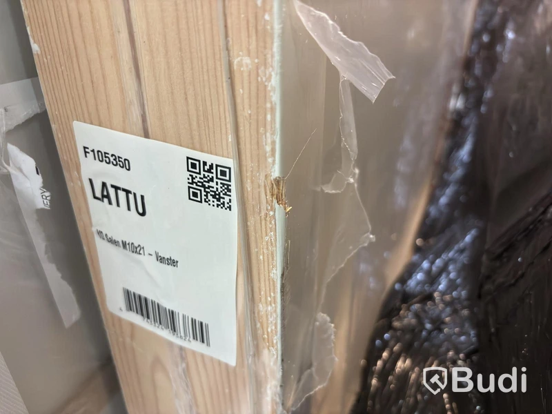 (NEW) EXTERIOR DOOR SOLID ELEMENTS SÄLEN 10X21 LEFT-HAND WHITE