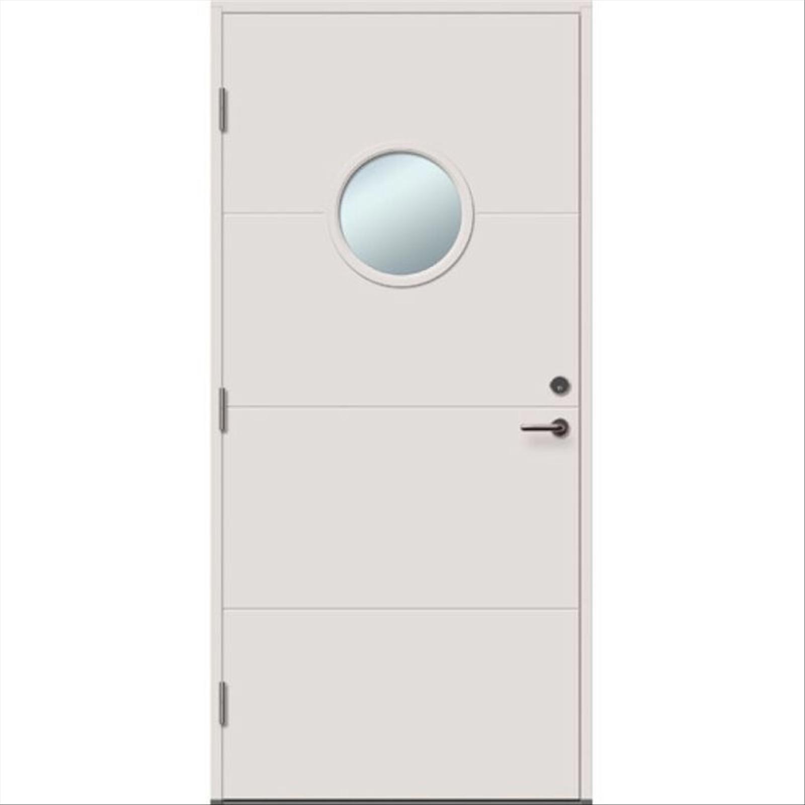 (NEW) EXTERIOR DOOR SOLID ELEMENTS SÄLEN 10X21 LEFT-HAND WHITE