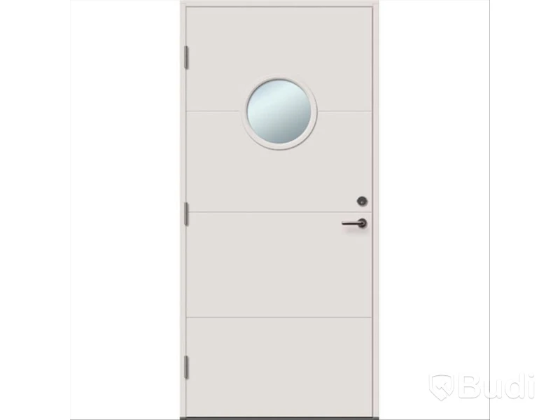 (NEW) EXTERIOR DOOR SOLID ELEMENTS SÄLEN 10X21 LEFT-HAND WHITE