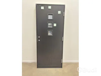 EXTERIOR DOOR SOLID ELEMENTS VISBY 9X21 RIGHT-HAND BLACK