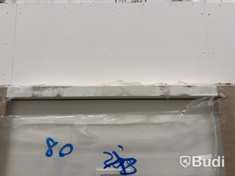 (NEW) SOLID ELEMENTS VÄXJÖ EXTERIOR DOOR 10X21 RIGHT-HAND WHITE