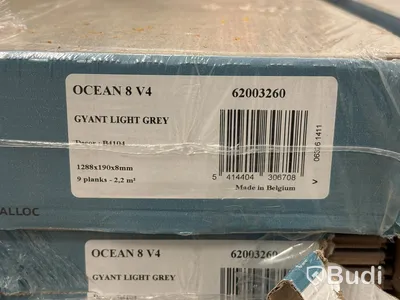 LAMINATGOLV BERRYALLOC OCEAN 8 V4 GYANT LIGHT GREY 11m²
