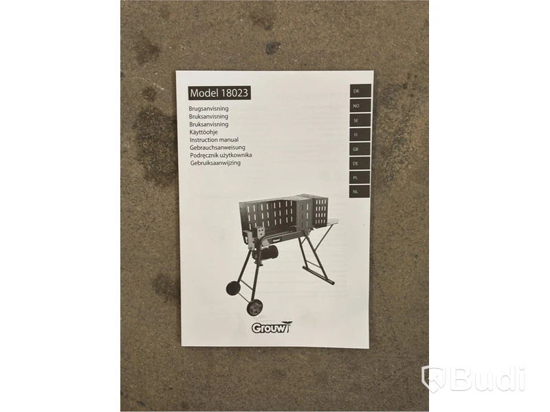 Vedklyv Grouw 500kg 1500W - Reservdelsobjekt