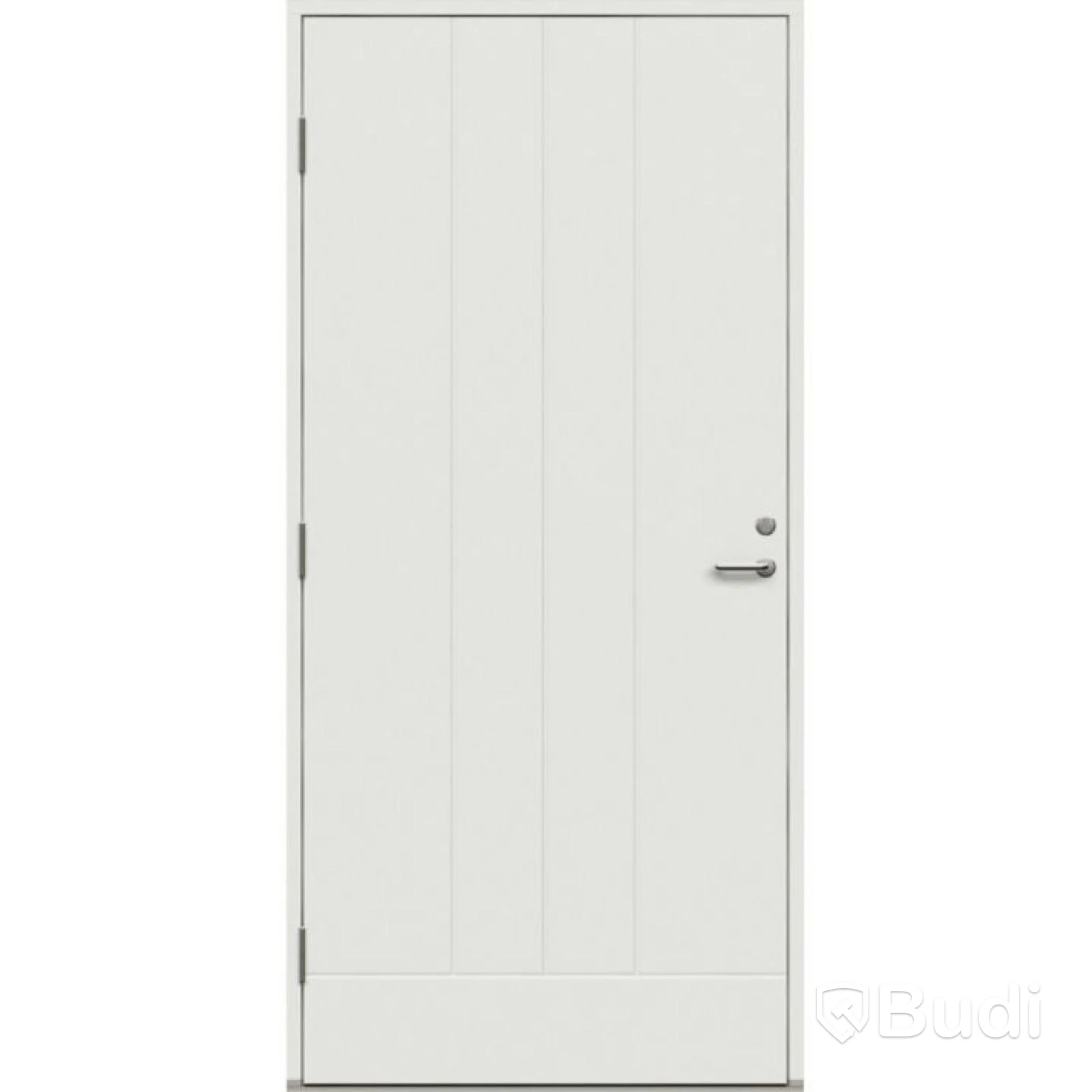 (NEW) Exterior Door, Solid Elements Ystad, WHITE, 9x20, Left